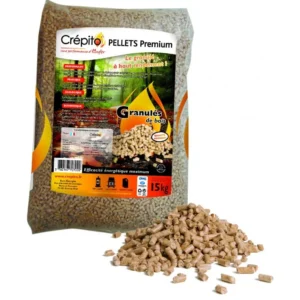 Palette granulés de bois Crépito – 72 sacs de 15 kg